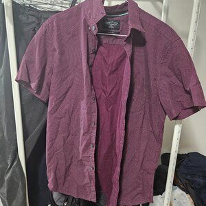 Denim and Flower Shirt - 100% Cotton
